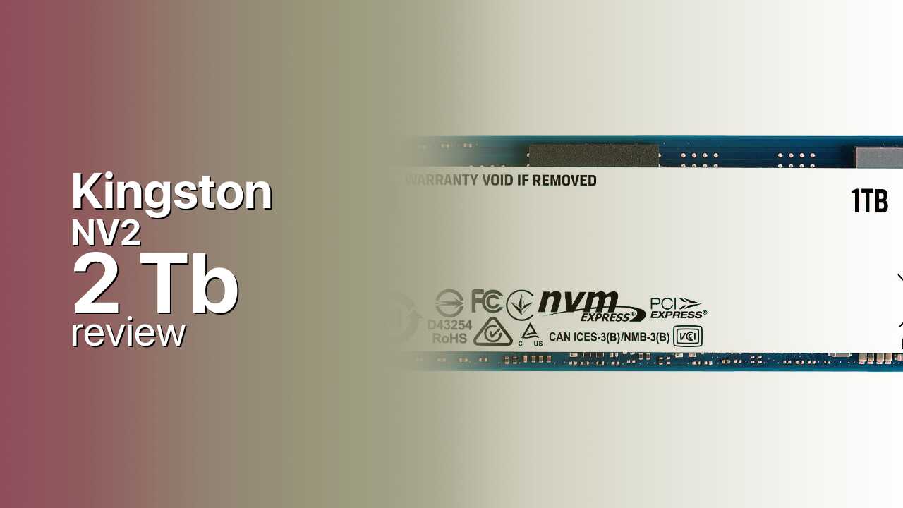Kingston NV2 2Tb NVMe SSD technical specs
