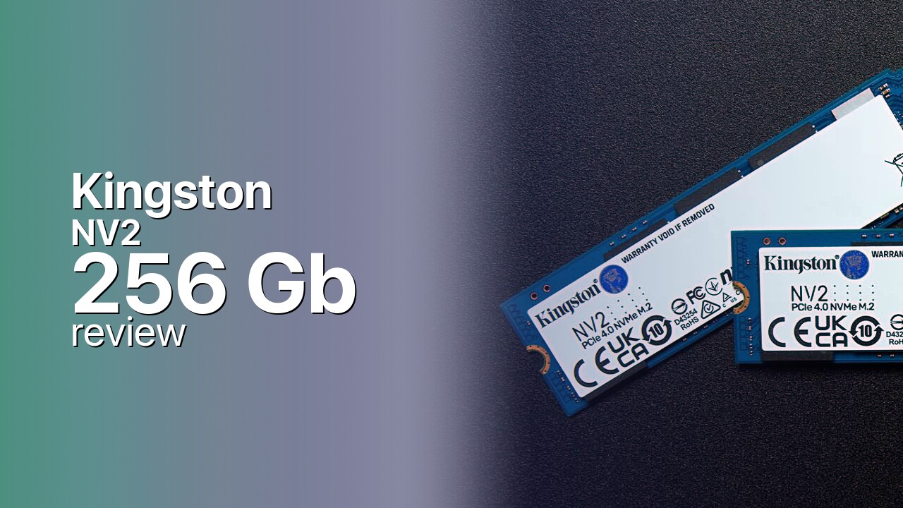 Kingston NV2 256Gb NVMe SSD detailed review