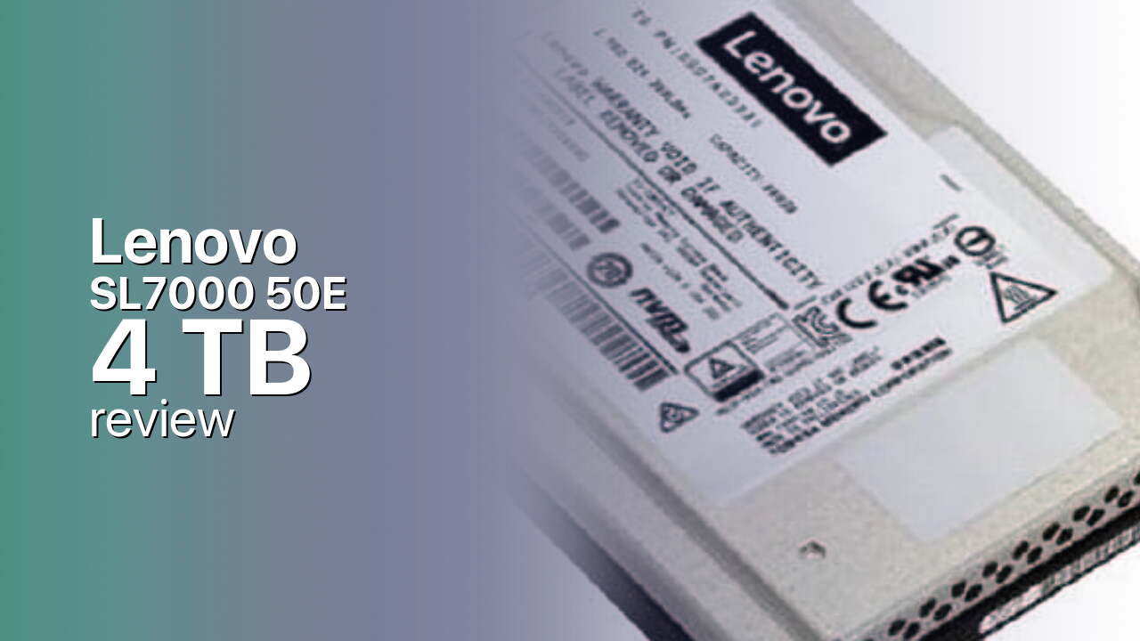 Lenovo SL7000 50E 4TB PCIe 5.0 SSD Review
