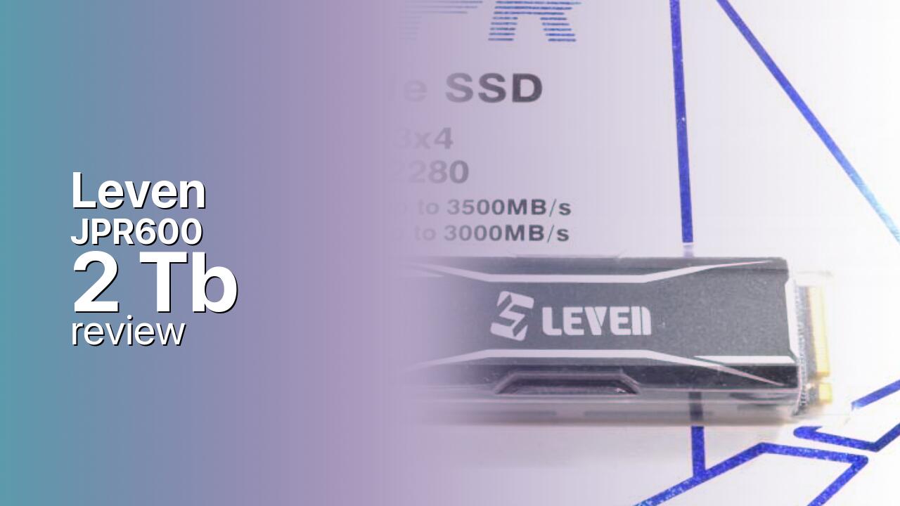 Leven JPR600 2Tb NVMe SSD tech review