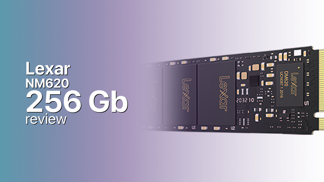 Lexar NM620 256Gb NVMe SSD tech specifications