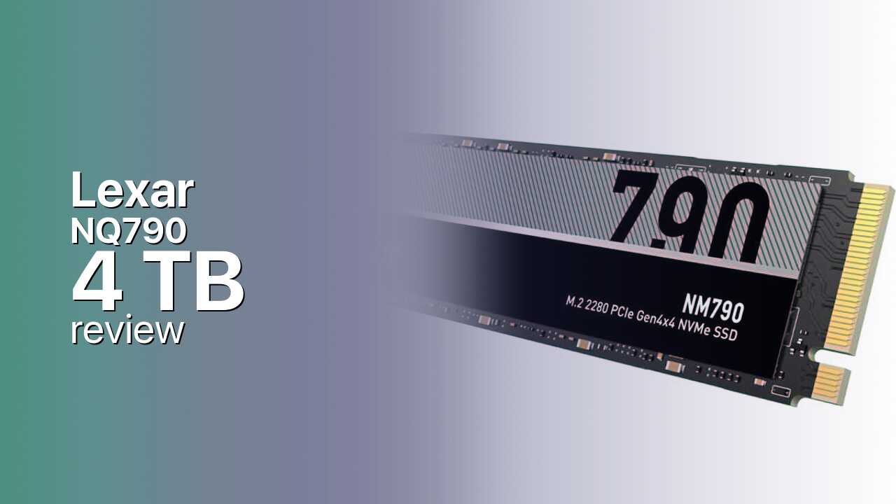 Lexar NQ790 4TB SSD tech specs