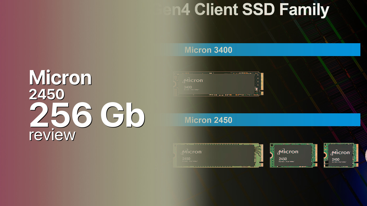 Micron 2450 256Gb SSD specifications