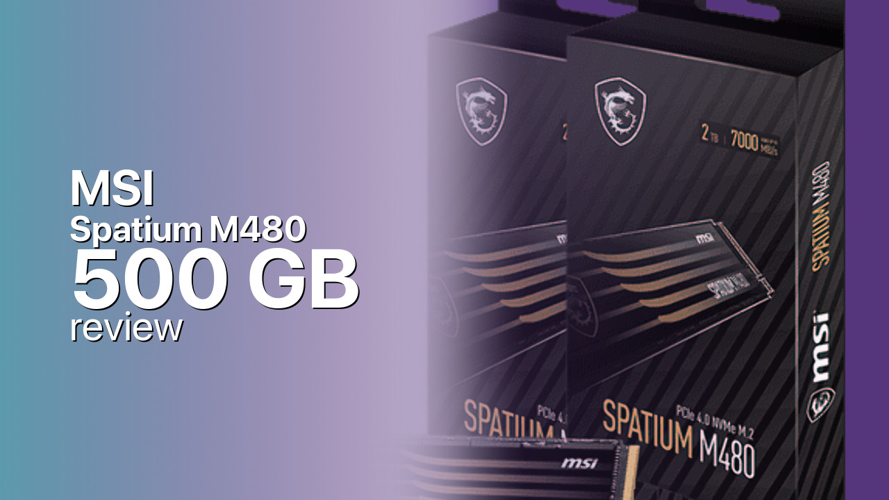 MSI Spatium M480 500GB Review — Flagship Platform, Entry Capacity MSI Spatium M480 500GB Review — Flagship Platform, Entry Capacity