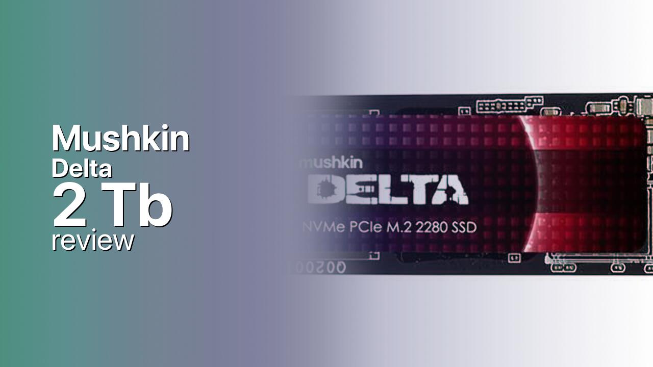 Mushkin Delta 2Tb SSD tech specifications