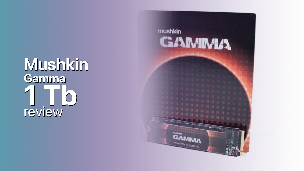 Mushkin Gamma 1Tb SSD detailed review