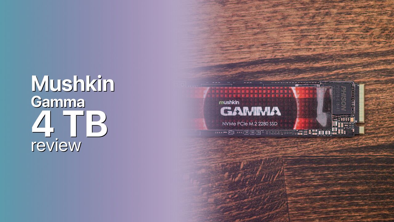 Mushkin Gamma 4TB Review — Phison E18 With Real Endurance Mushkin Gamma 4TB Review — Phison E18 With Real Endurance