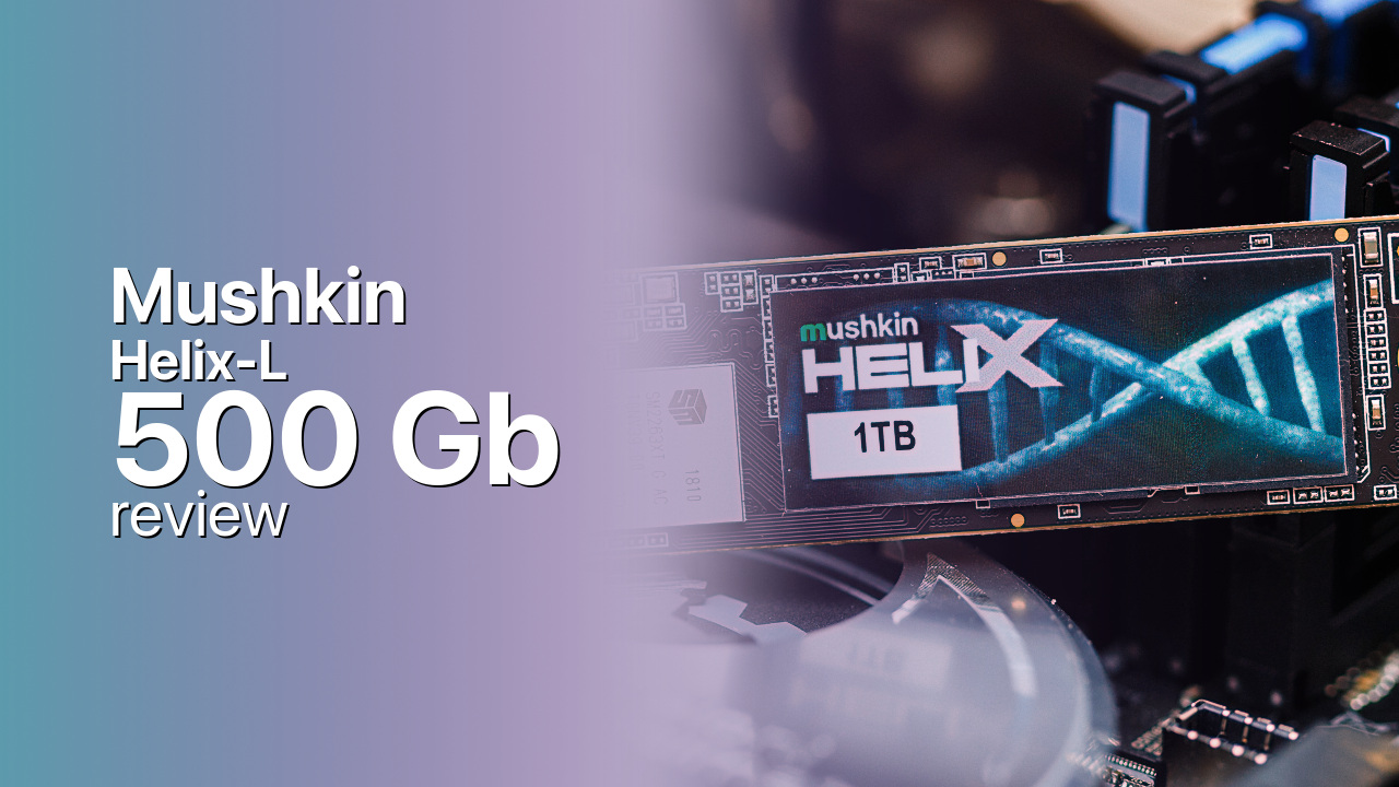 Mushkin Helix-L 500Gb SSD tech specs