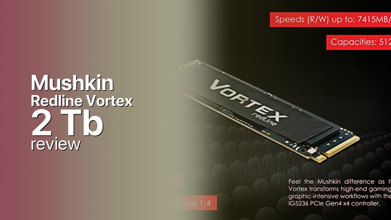 Mushkin Redline Vortex 2Tb NVMe technical review