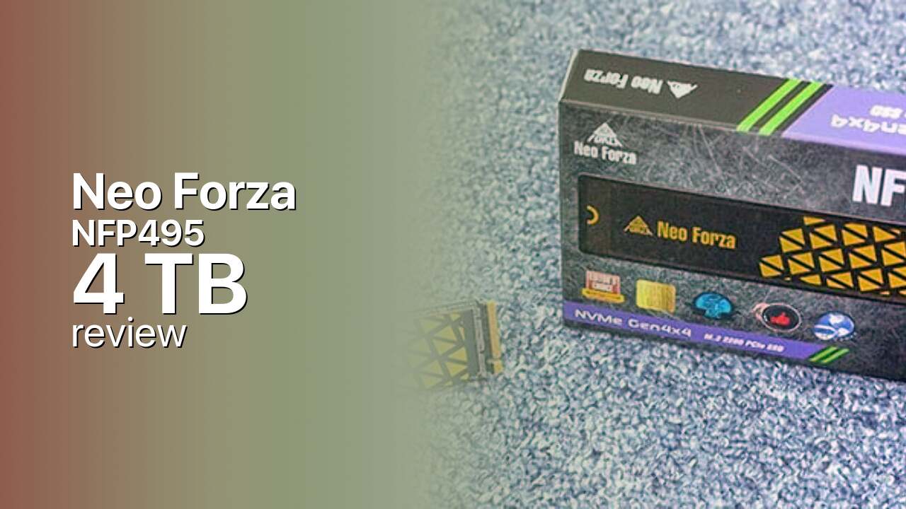 Neo Forza NFP495 4TB Review — Maximum Endurance, Modest Speed Neo Forza NFP495 4TB Review — Maximum Endurance, Modest Speed