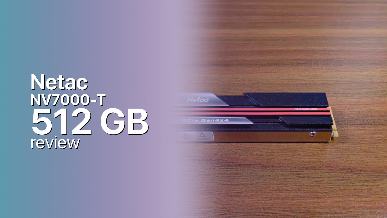 Netac NV7000-t 512GB Review — A Budget Boot Drive Done Right Netac NV7000-t 512GB Review — A Budget Boot Drive Done Right