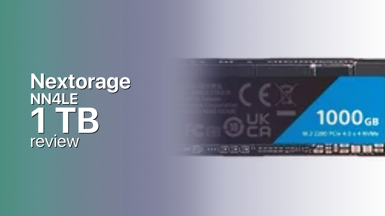 Nextorage NN4LE 1 TB: DRAM-less PCIe 4.0 with Kioxia BiCS6 NAND Nextorage NN4LE 1 TB: DRAM-less PCIe 4.0 with Kioxia BiCS6 NAND