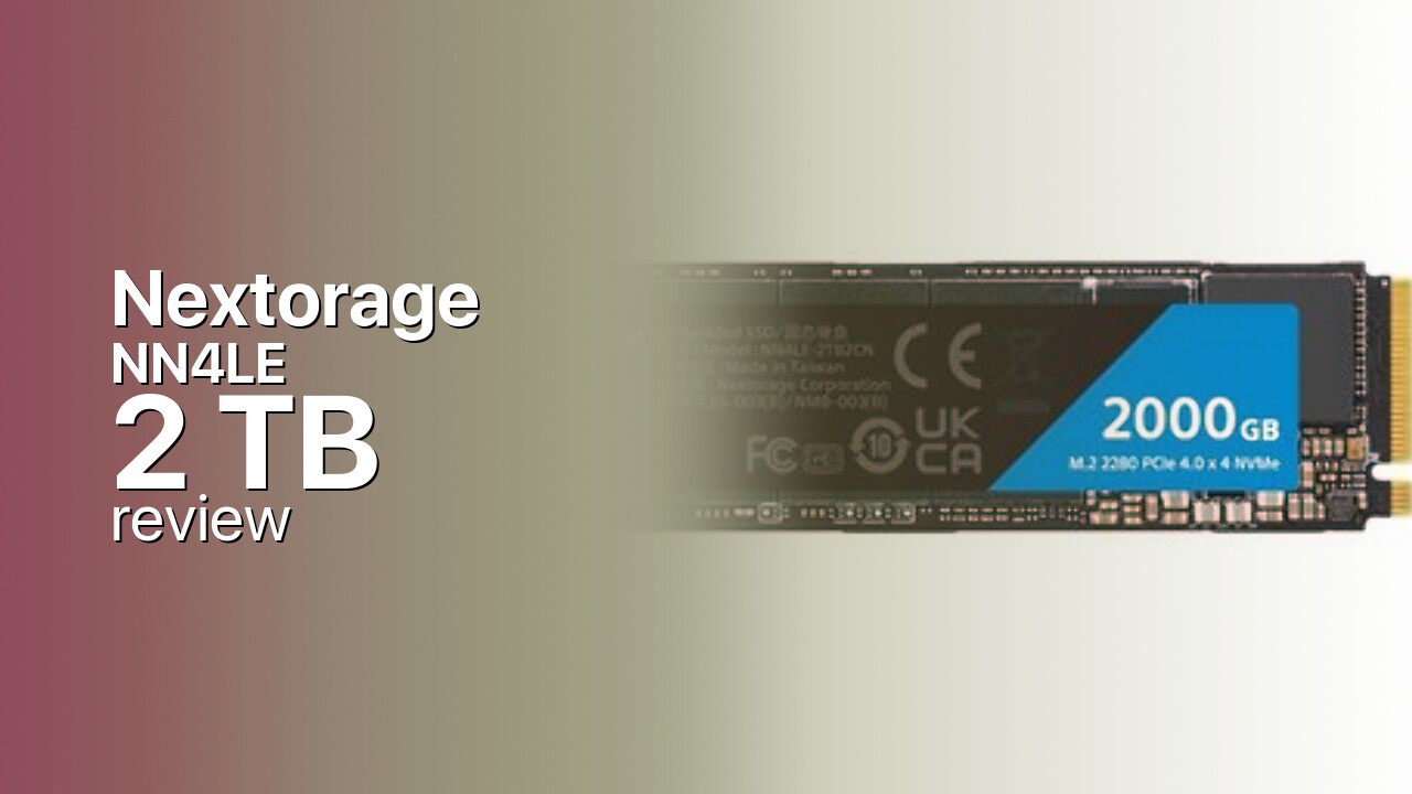 Nextorage NN4LE 2 TB: the sweet-spot DRAM-less PCIe 4.0 G Series LE Nextorage NN4LE 2 TB: the sweet-spot DRAM-less PCIe 4.0 G Series LE