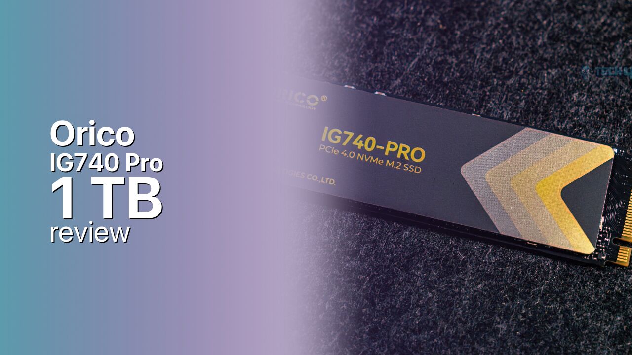 Orico IG740 Pro 1TB NVMe SSD technical specs Orico IG740 Pro 1TB NVMe SSD technical specs