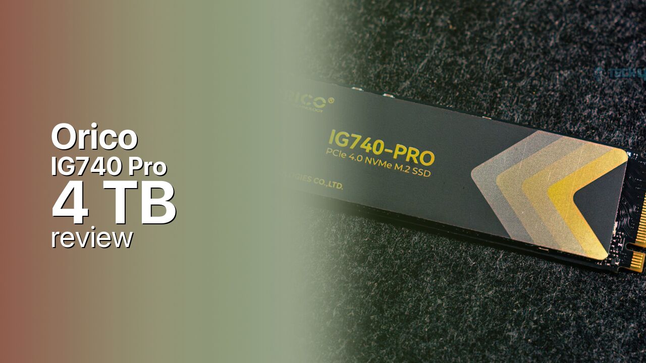 Orico IG740 Pro 4TB SSD detailed specifications Orico IG740 Pro 4TB SSD detailed specifications