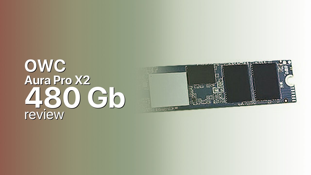 OWC Aura Pro X2 480Gb SSD technical specs