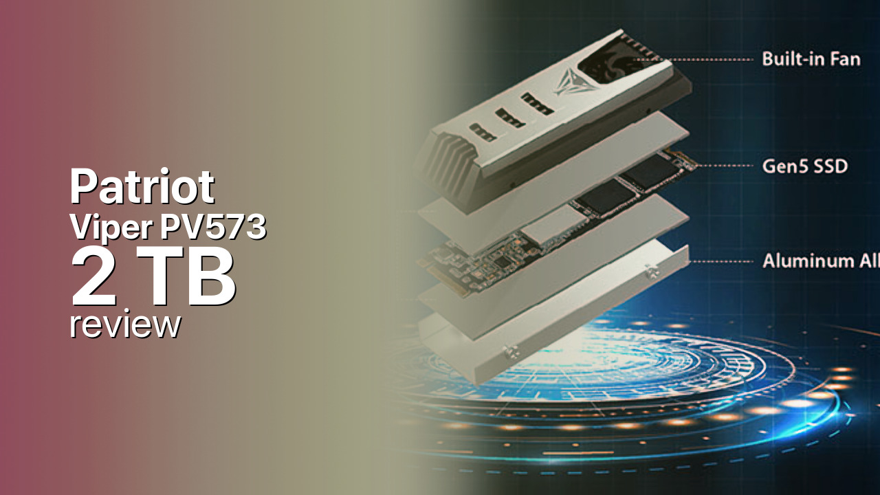 Patriot Viper PV573 2TB PCIe 5.0 NVMe SSD