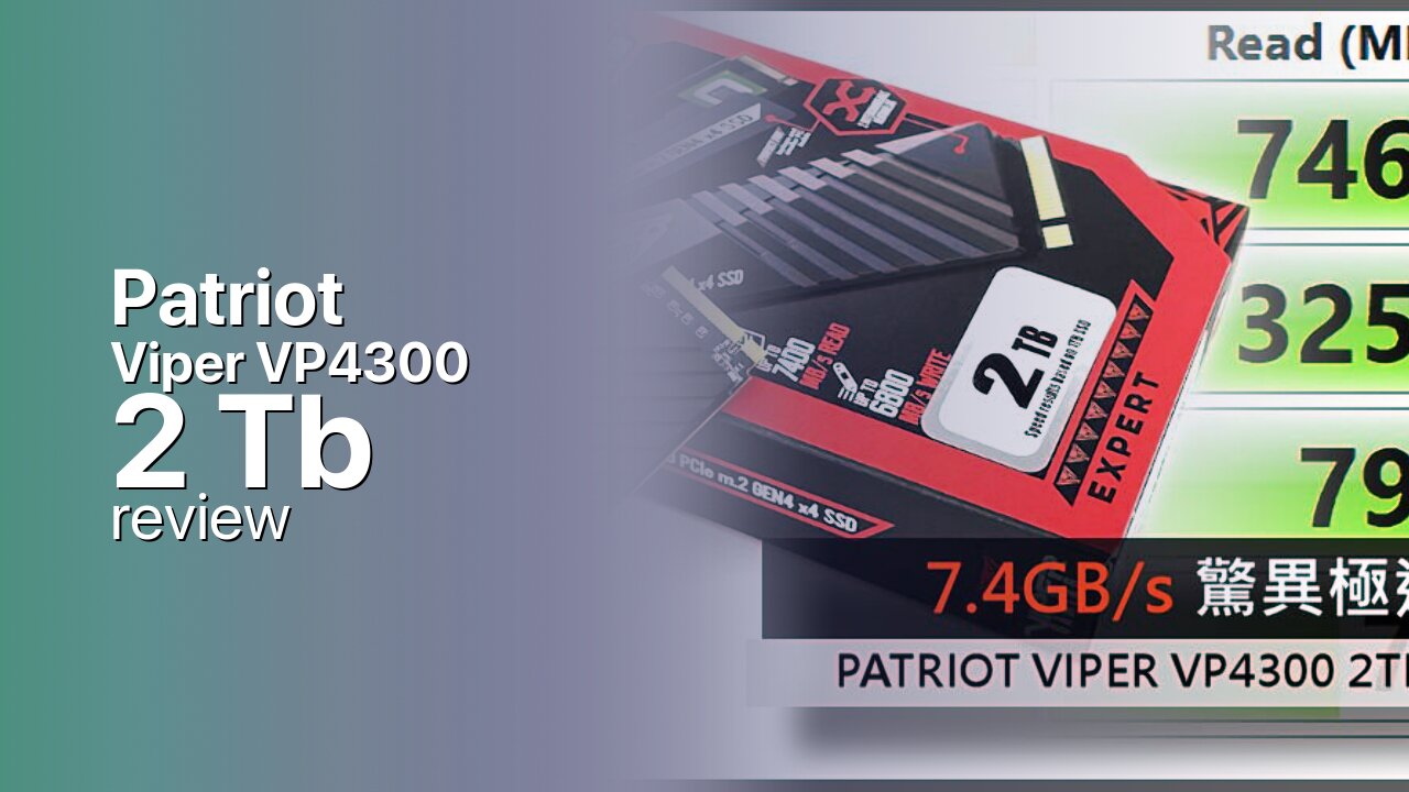 Patriot Viper VP4300 2Tb SSD technical specifications