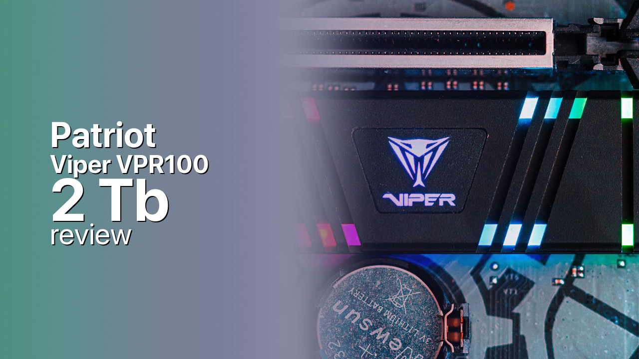 Patriot Viper VPR100 2Tb SSD specifications