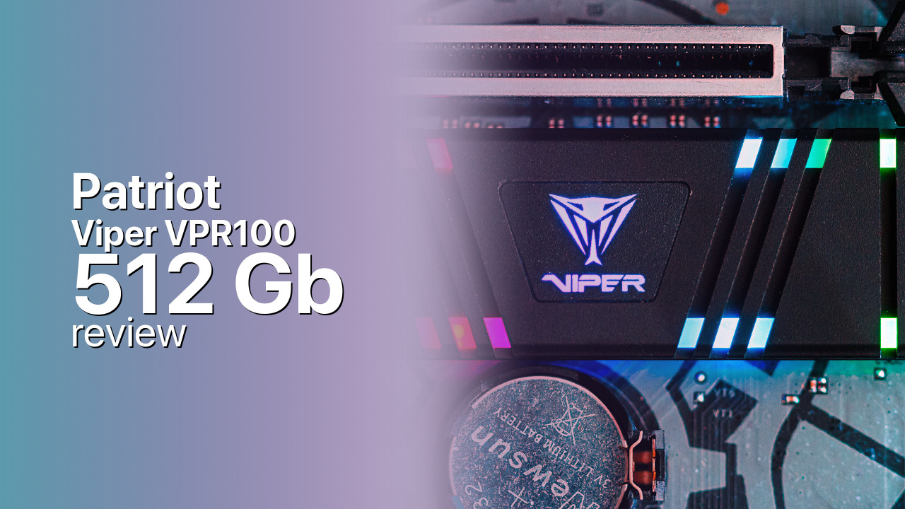 Patriot Viper VPR100 512Gb SSD technical review