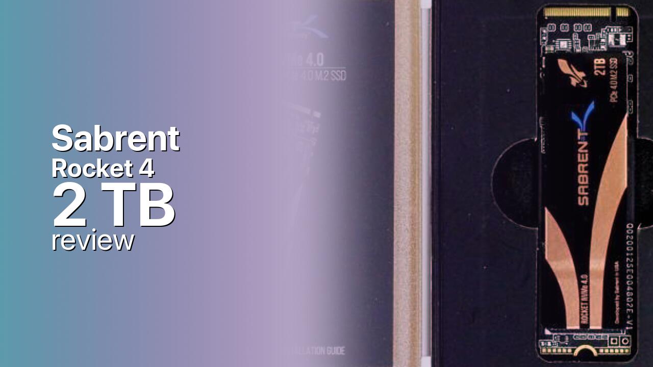 Sabrent Rocket 4 2TB Review — The Refresh At Full Size Sabrent Rocket 4 2TB Review — The Refresh At Full Size