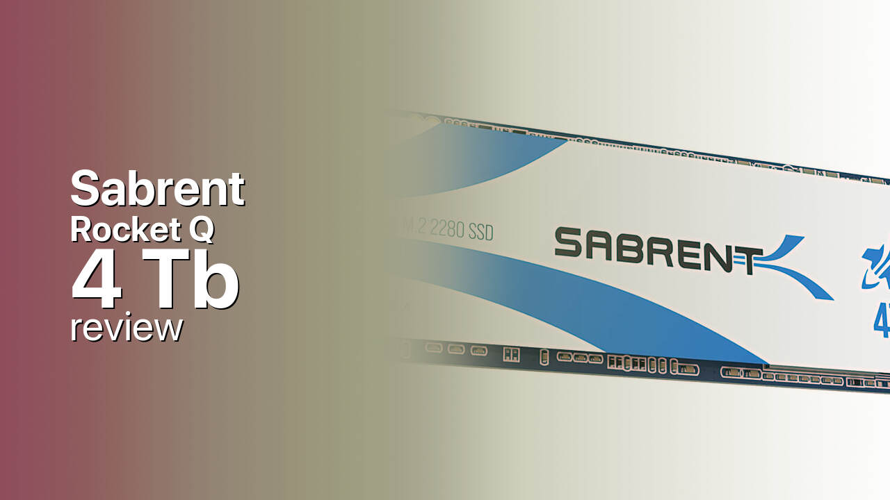 Sabrent Rocket Q 4Tb NVMe detailed specifications