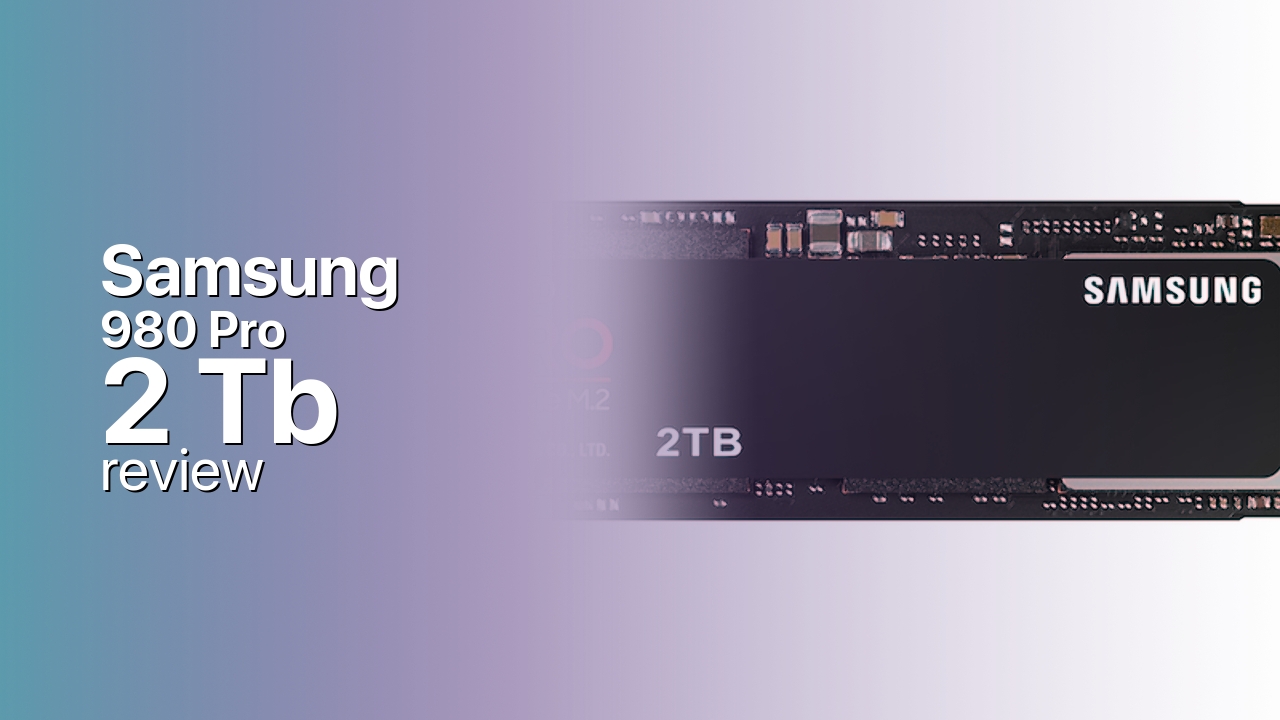 Samsung 980 Pro 2Tb NVMe SSD tech specs