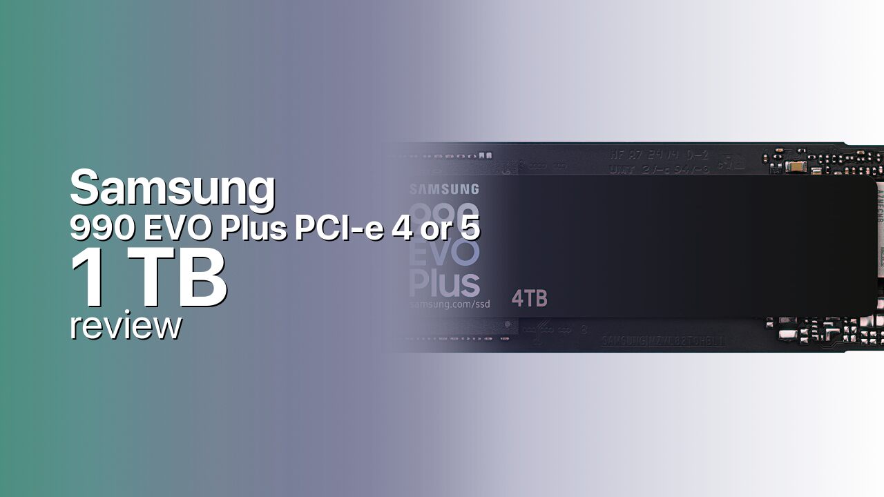 Samsung 990 EVO Plus 1TB hybrid-interface SSD