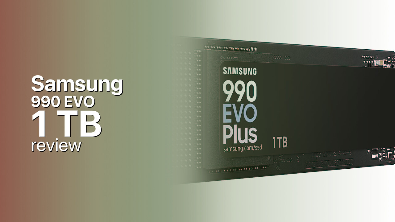 Samsung 990 EVO 1TB budget Gen5 NVMe drive