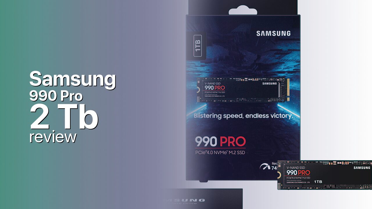 Samsung 990 Pro 2Tb NVMe specs
