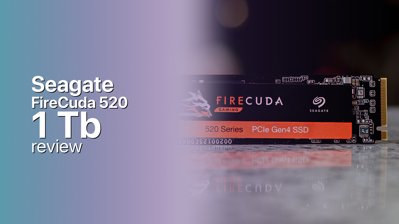 Seagate FireCuda 520 1Tb SSD technical specs