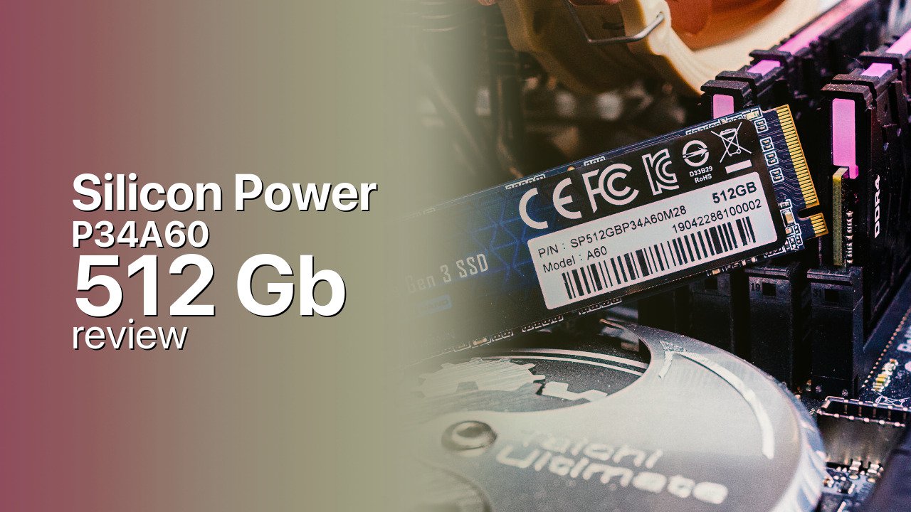 Silicon Power P34A60 512Gb NVMe technical review