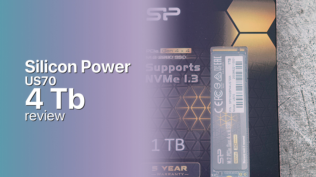 Silicon Power US70 4Tb NVMe SSD tech specs