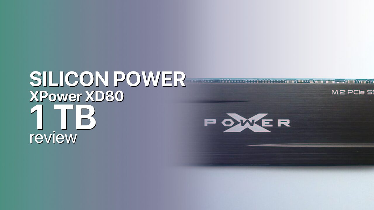 Silicon Power XPower XD80 1TB Review — Full-Speed Gen3, Heatsink Fitted Silicon Power XPower XD80 1TB Review — Full-Speed Gen3, Heatsink Fitted