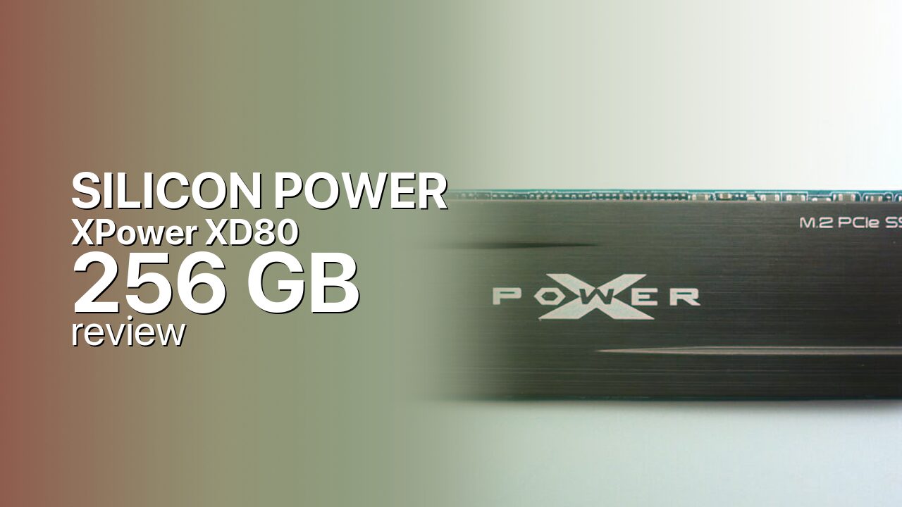 Silicon Power XPower XD80 256GB Review — Small Drive, Big Endurance Silicon Power XPower XD80 256GB Review — Small Drive, Big Endurance