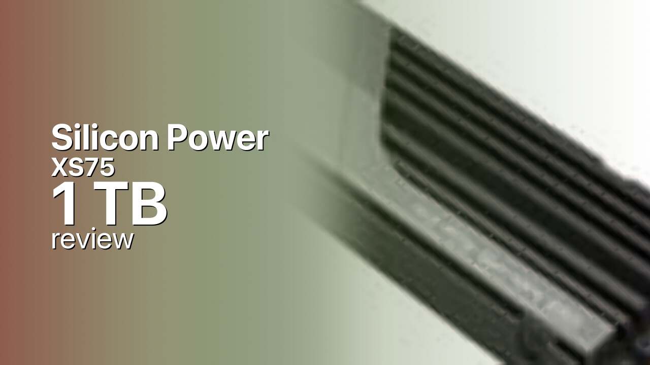 Silicon Power XS75 1TB Review — Heatsink-Equipped Gen4 for the PS5 Silicon Power XS75 1TB Review — Heatsink-Equipped Gen4 for the PS5