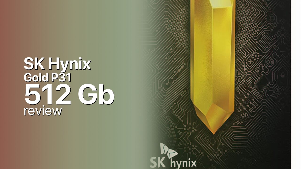 SK Hynix Gold P31 512Gb NVMe technical review