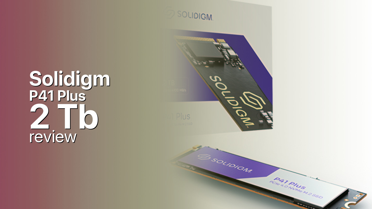 Solidigm P41 Plus 2Tb SSD tech specifications