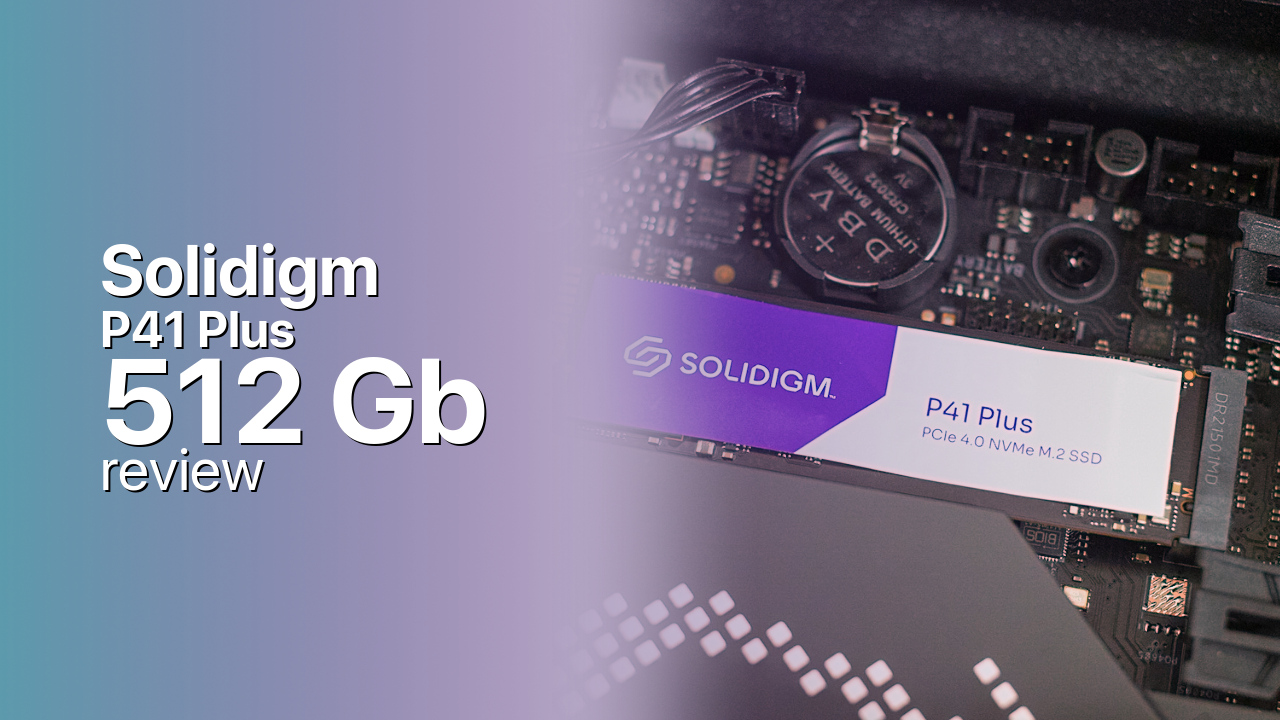 Solidigm P41 Plus 512Gb NVMe specifications