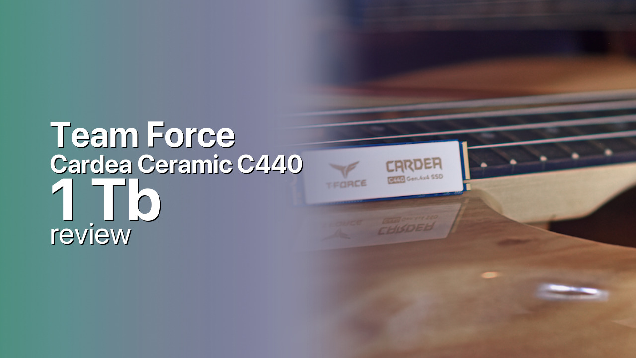 Team Force Cardea Ceramic C440 1Tb NVMe review