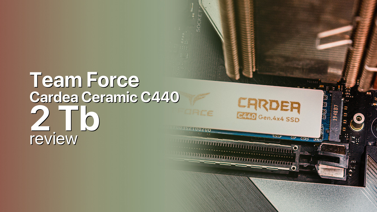 Team Force Cardea Ceramic C440 2Tb NVMe tech specs