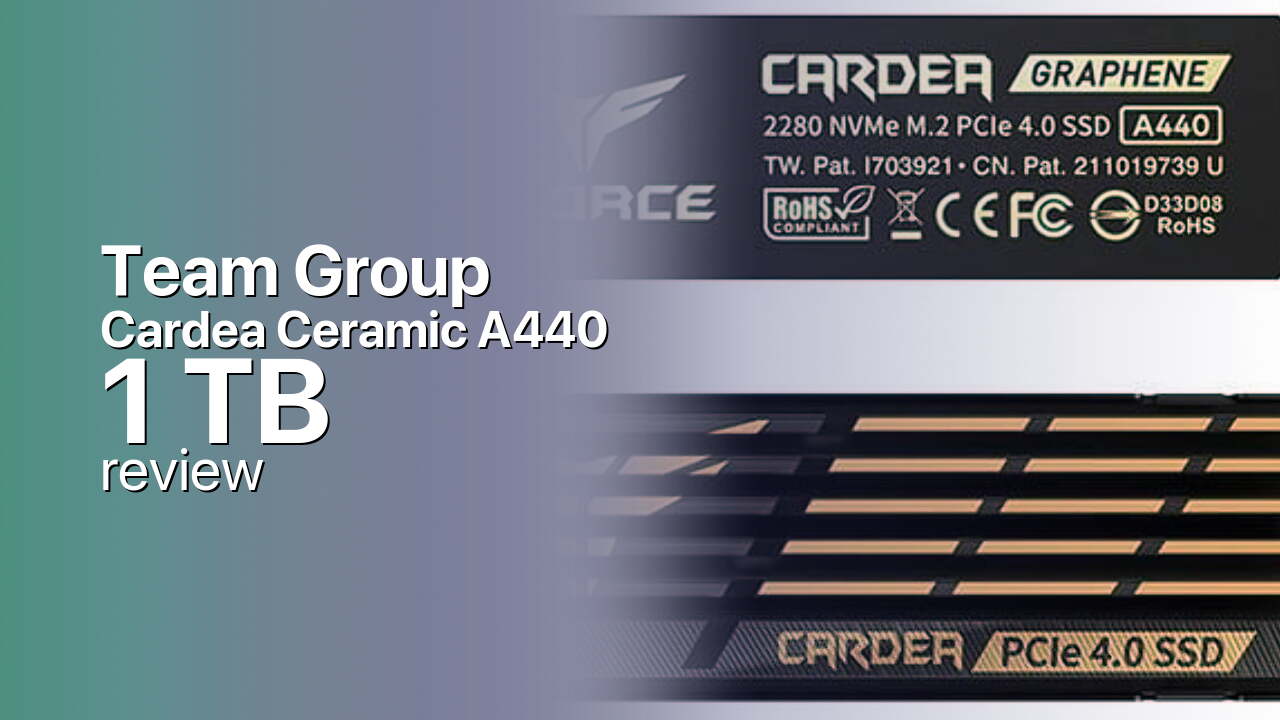 Team Group Cardea Ceramic A440 1TB SSD — In-Depth Review & Specs Team Group Cardea Ceramic A440 1TB SSD — In-Depth Review & Specs