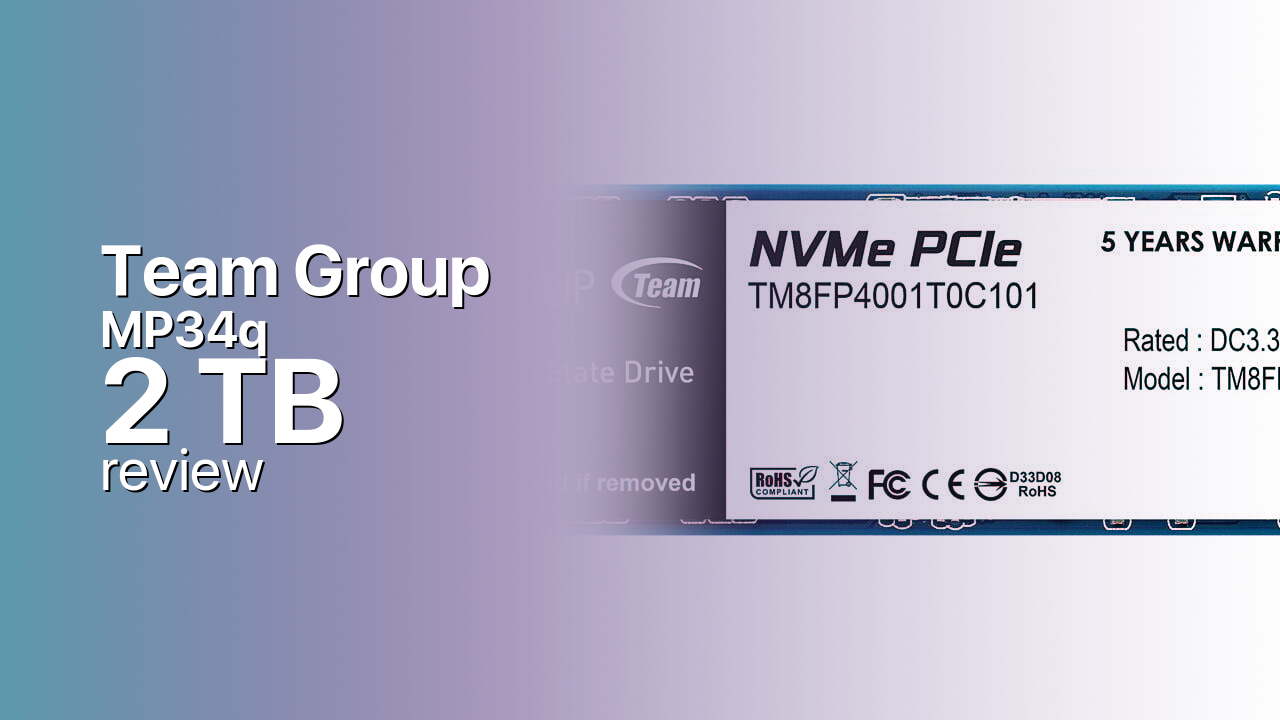 Team Group MP34Q 2TB: QLC Bulk Storage With a DRAM Cache Team Group MP34Q 2TB: QLC Bulk Storage With a DRAM Cache