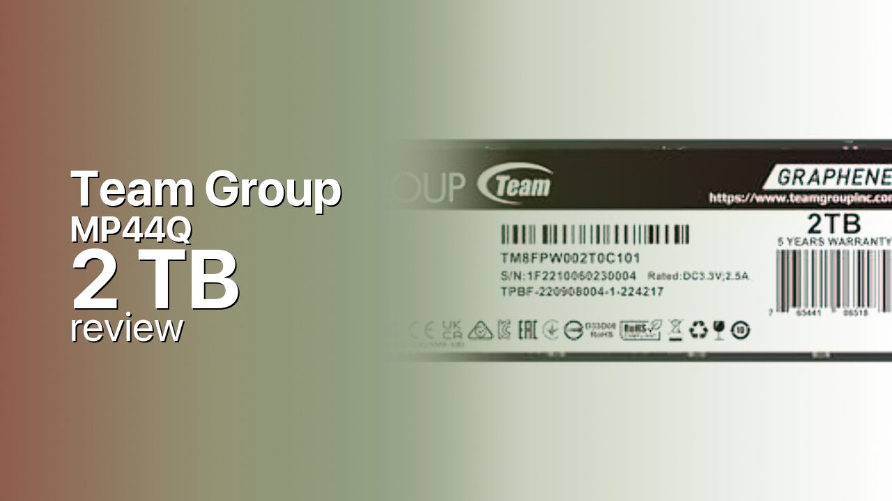 Team Group MP44Q 2TB Review — QLC Storage, Gen4 Speed Team Group MP44Q 2TB Review — QLC Storage, Gen4 Speed