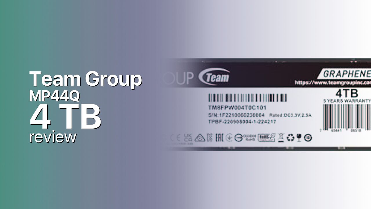 Team Group MP44Q 4TB Review — QLC Density, Gen4 Speed