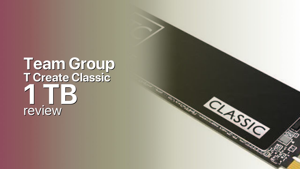 Team Group T-Create Classic 1TB SSD — In-Depth Review & Specs