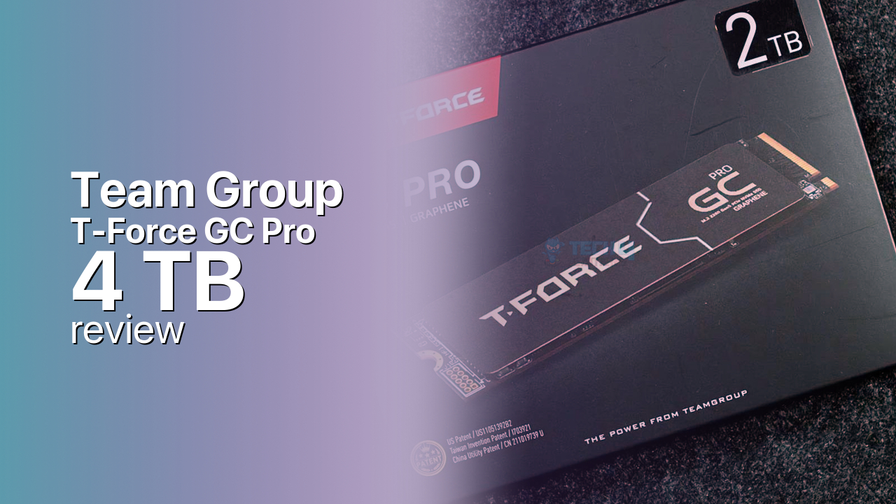 The Team Group T-Force GC Pro 4 TB runs Innogrit's IG5666 controller