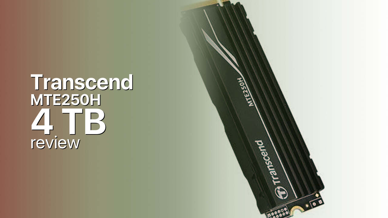Transcend MTE250H 4TB Review: Big Gen4 Storage, Fins Attached Transcend MTE250H 4TB Review: Big Gen4 Storage, Fins Attached