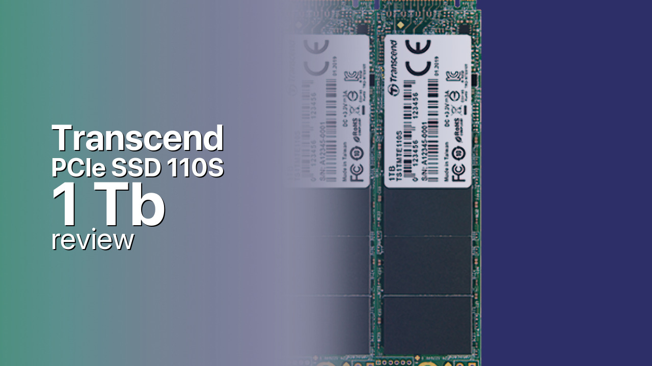 Transcend PCIe SSD 110S 1Tb SSD specifications