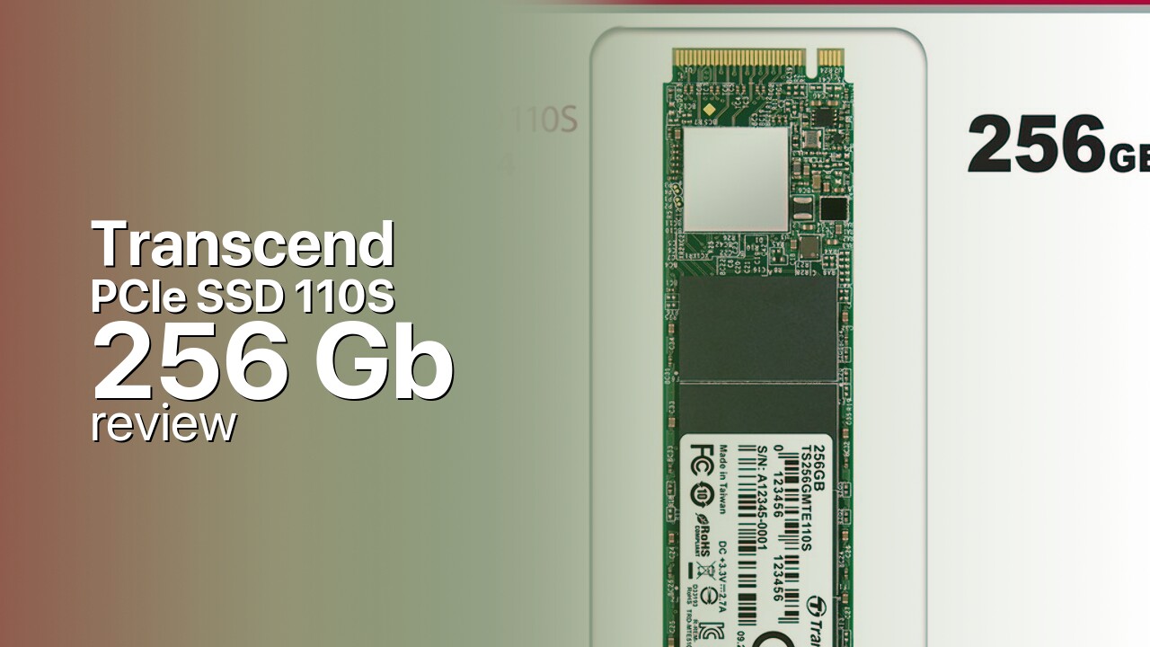 Transcend PCIe SSD 110S 256Gb NVMe SSD technical specs